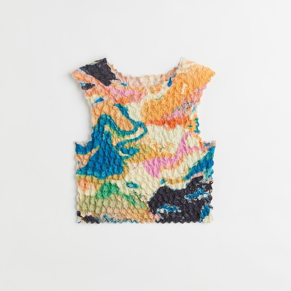 H&M Smocked Top | Size: M/L - Picture 1 of 5